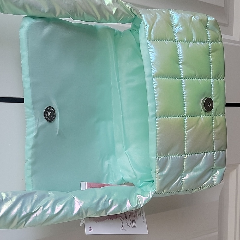 Jessica Simpson Kids Iridescent Quilted Bag - Picture 4 of 5